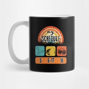 Angler's schedule Mug